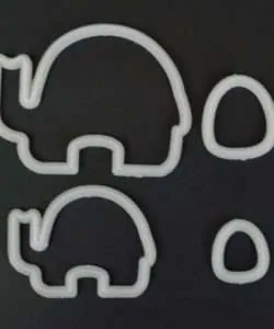 FMM Mummy and Baby Elephant Cutter Set/4 (2)