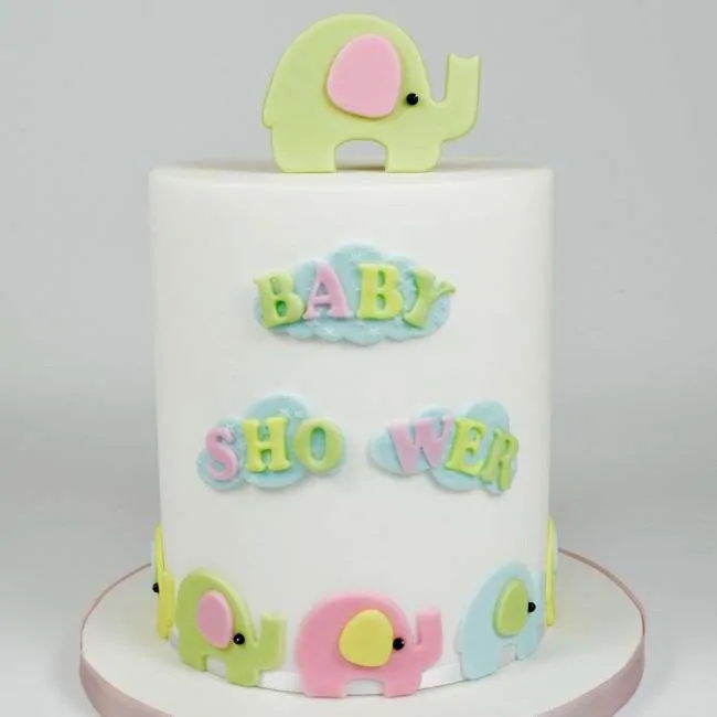 Fmm mummy and baby elephant cutter set/4 bij cake, bake & love 6 Fmm mummy and baby elephant cutter set/4 (3)