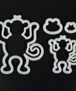 FMM Mummy and Baby Monkey Cutter Set/4 (2)