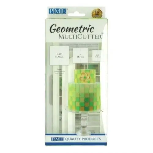 Pme geometric multicutter square set/3