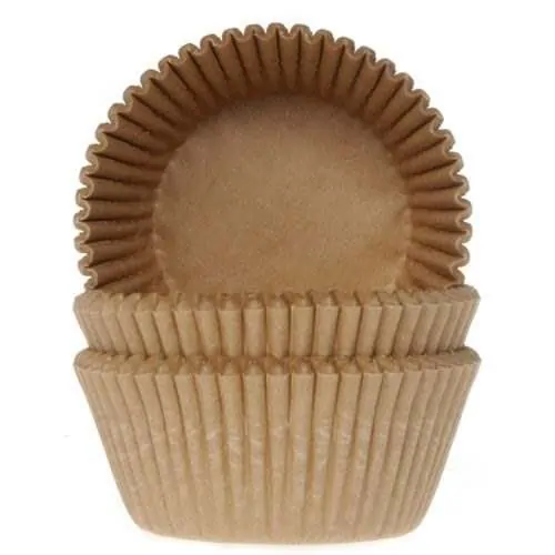 House of marie baking cups kraft pk/50