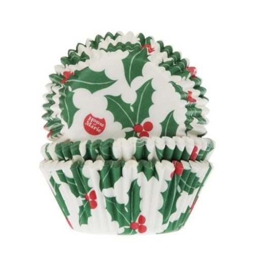 House of marie baking cups kerst hulst pk/50