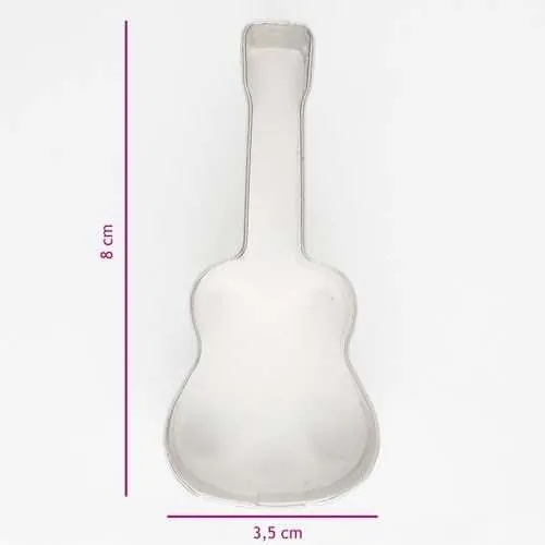 Koekjes uitsteker gitaar 8 cm (2)