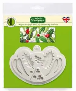 Katy sue designs - holly & mistletoe by nicholas lodge bij cake, bake & love 8 Katy sue mould holly & mistletoe by nicholas lodge (3)