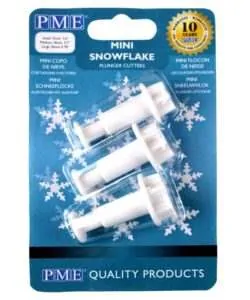 PME Mini Snowflake Plunger Cutter Set/3