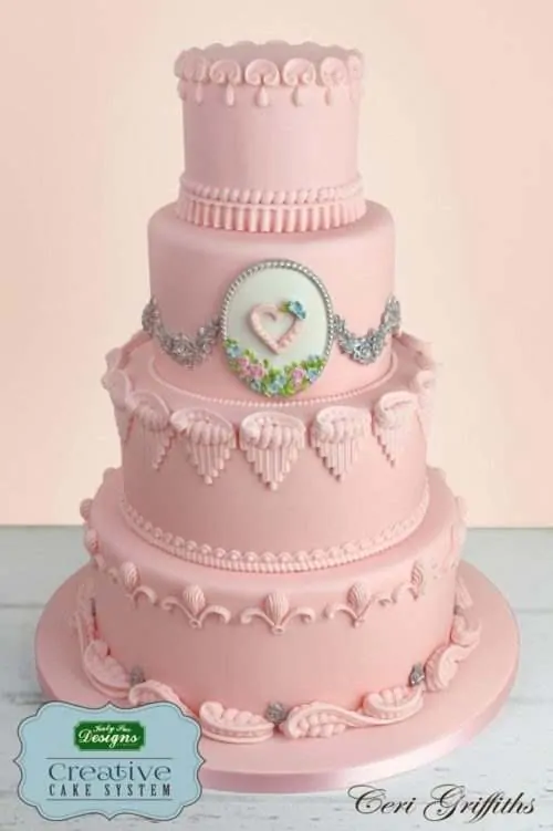 Katy sue designs - petite fleur oval plaque - afbeelding 3
