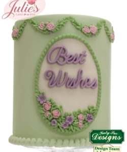 Katy sue designs - petite fleur oval plaque bij cake, bake & love 17
