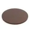 Cake drum rond 25 cm bruin