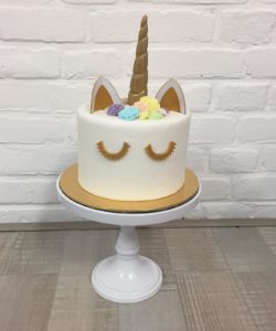 Eenhoorn taart set bij cake, bake & love 12