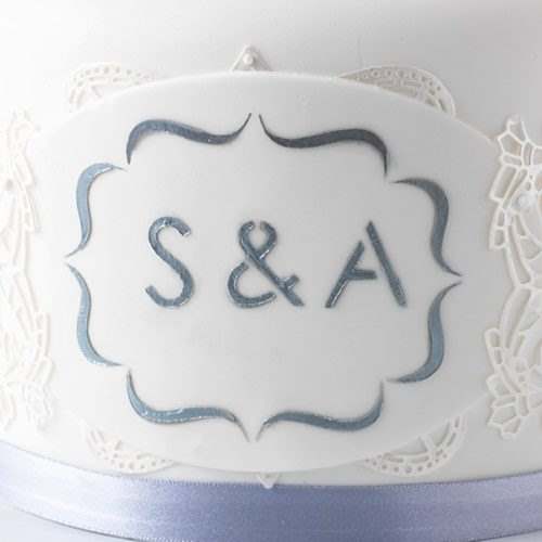 Cake star stencil alphabet bij cake, bake & love 7