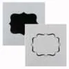 Cake star stencil plaque - 2 designs bij cake, bake & love 1