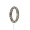 Caketopper strass cijfer 0 bij cake, bake & love 3