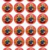 Eetbare cupcakeprint brandweerman sam 1 - 24 cupcake rondjes bij cake, bake & love 1