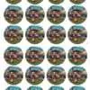 Eetbare cupcakeprint brandweerman sam 2 - 24 cupcake rondjes bij cake, bake & love 3