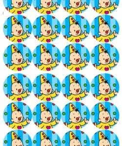 Eetbare Cupcakeprint Bumba - 24 cupcake rondjes