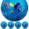 Eetbare taartprint finding dory - 18 cm rond + 8 cupcake rondjes bij cake, bake & love 2 Eetbare taartprint finding dory - 18 cm rond + 8 cupcake rondjes bij cake, bake & love 1