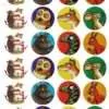 Eetbare cupcakeprint gruffalo - 24 cupcake rondjes bij cake, bake & love 1