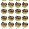 Eetbare cupcakeprint paard - 24 cupcake rondjes bij cake, bake & love 3