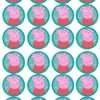 Eetbare cupcakeprint peppa big - 24 cupcake rondjes bij cake, bake & love 1