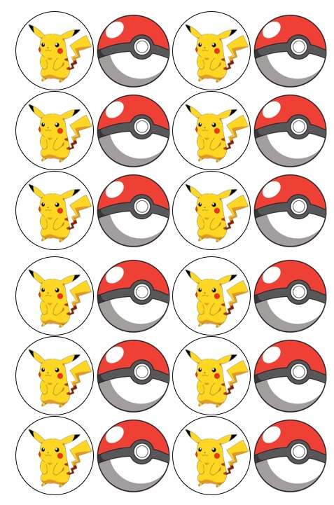 Pokémon pikachu + pokéballs 24 cupcakes bij cake, bake & love 5