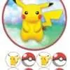 Eetbare taartprint pokémon pikachu - 18 cm rond + 8 cupcake rondjes bij cake, bake & love 3