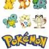 Eetbare taartprint pokémon logo + 6 pokémon bij cake, bake & love 3