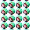 Eetbare cupcakeprint the little mermaid 1 - 24 cupcake rondjes bij cake, bake & love 1