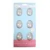 Mini paasei glad mal 50mm 6 stuks bij cake, bake & love 1