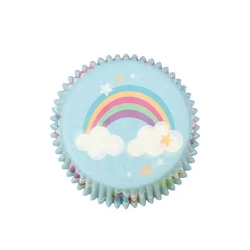 Baked with love baking cups folie unicorn & rainbow