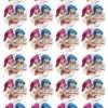 Eetbare cupcakeprint shimmer & shine - 24 cupcake rondjes bij cake, bake & love 1
