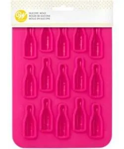 Wilton Silicone Candy Mold -Sparkling Wine Bottle-