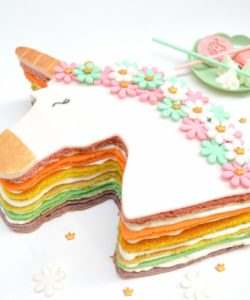 Bakrand xxl - eenhoorn bij cake, bake & love 11
