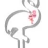 Bakrand xxl - flamingo bij cake, bake & love 3