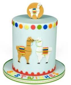 Fmm mummy & baby llama cutter set/2 bij cake, bake & love 13