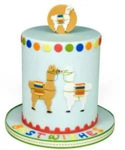 Fmm mummy & baby llama cutter set/2 bij cake, bake & love 10