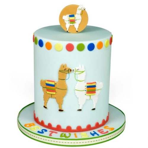 Fmm mummy & baby llama cutter set/2 bij cake, bake & love 9