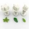 Dekofee mini plungers leaves set/3 bij cake, bake & love 3