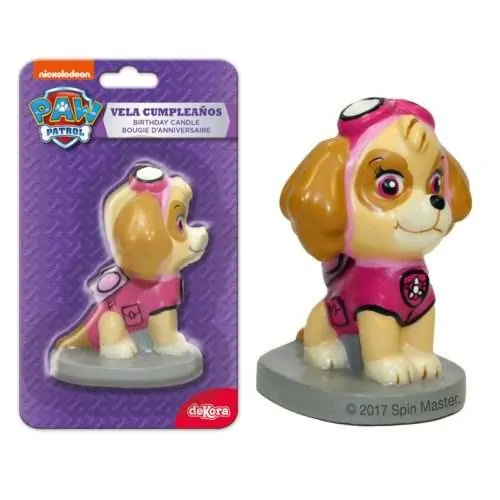 Paw patrol kaars skye 3d
