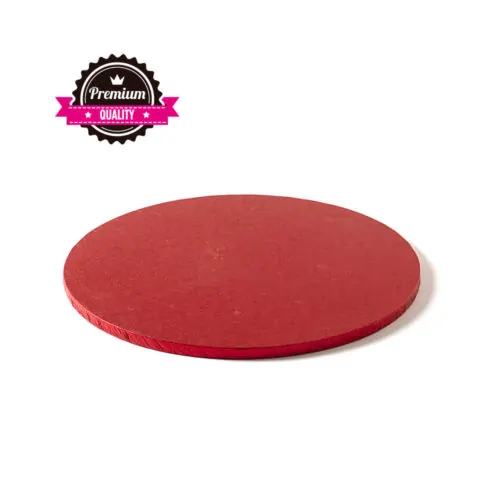 Decora cake drum rond 40cm | 16inch rood