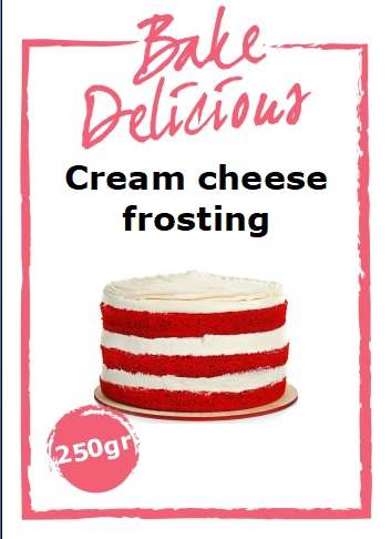 Bake delicious cream cheese frosting 250 gram bij cake, bake & love 5