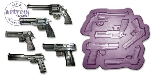 Artyco mould - guns #1 handguns