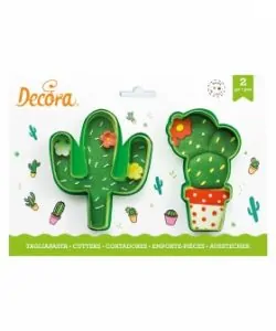 Koekjesuitsteker set Cactus