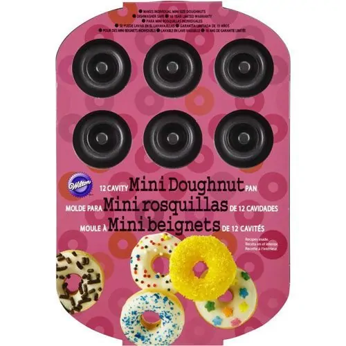 Wilton 12-cavity mini donut pan