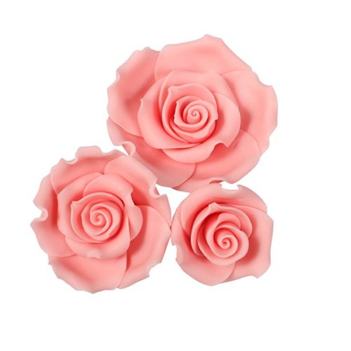 Sugarsoft® roses - mixed pack - roze - 12 stuks