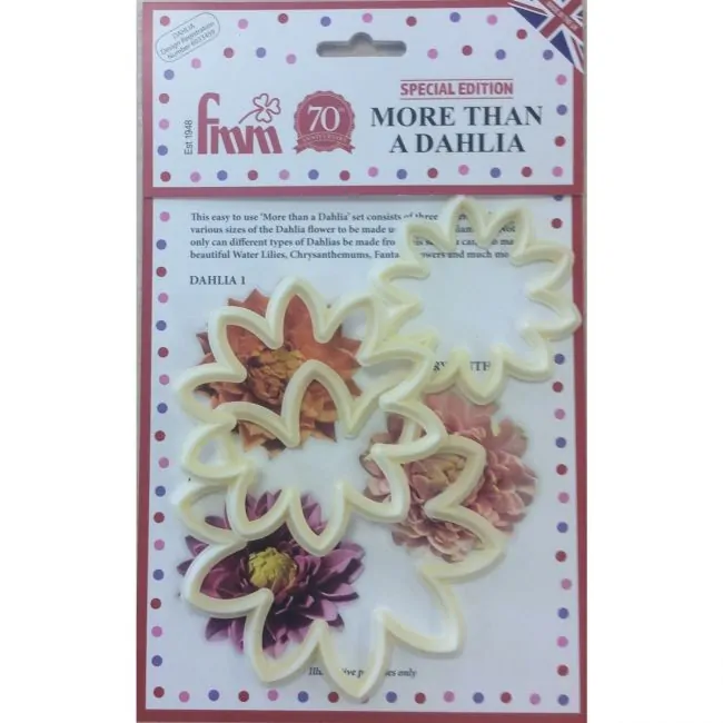 Fmm more than a dahlia cutter bij cake, bake & love 3 Fmm more than a dahlia cutter