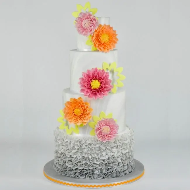 Fmm more than a dahlia cutter bij cake, bake & love 5 Fmm more than a dahlia cutter - afbeelding 3