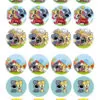 Eetbare cupcakeprint woezel en pip mix - 24 cupcake rondjes bij cake, bake & love 3