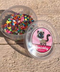 Sprinkley sprinkles - confetti neon hartjes 80 gram bij cake, bake & love 6