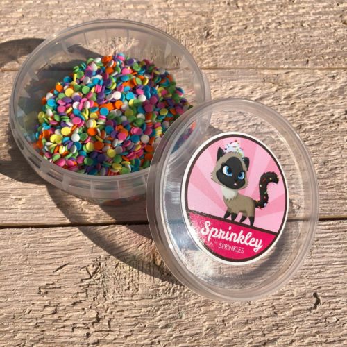 Sprinkley sprinkles - confetti neon mini confetti 80 gram bij cake, bake & love 6