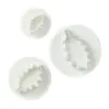 Single holly leaf uitsteker set 3